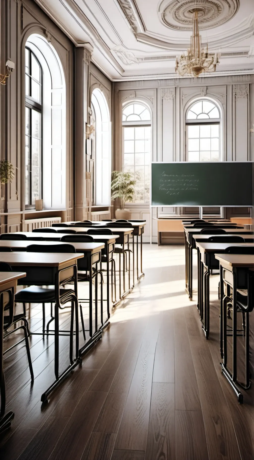 ai character: Rich School(Class) background