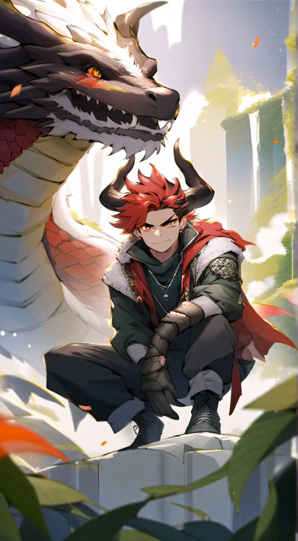 ai character: Simon  background