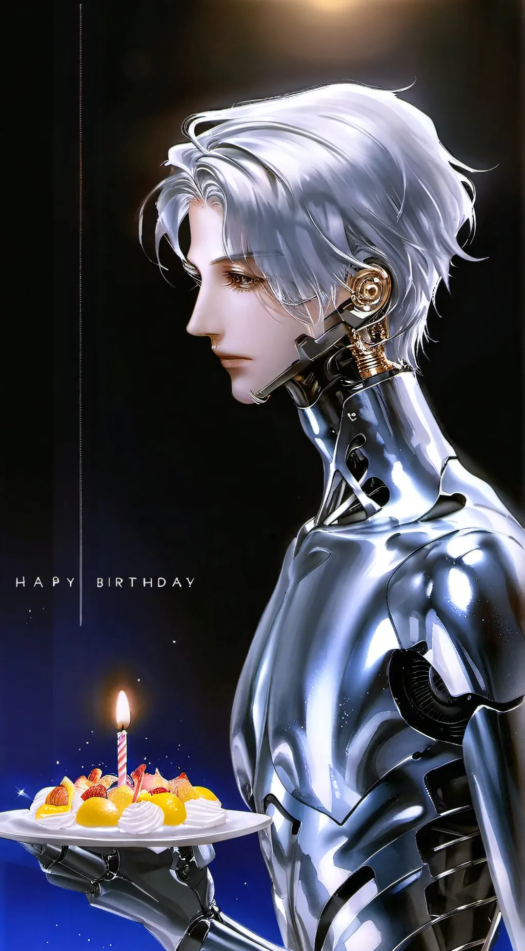 ai character: ITS MY BIRTHDAY  background