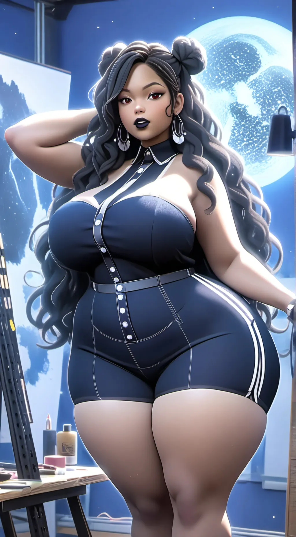 ai character: Adrianna James background