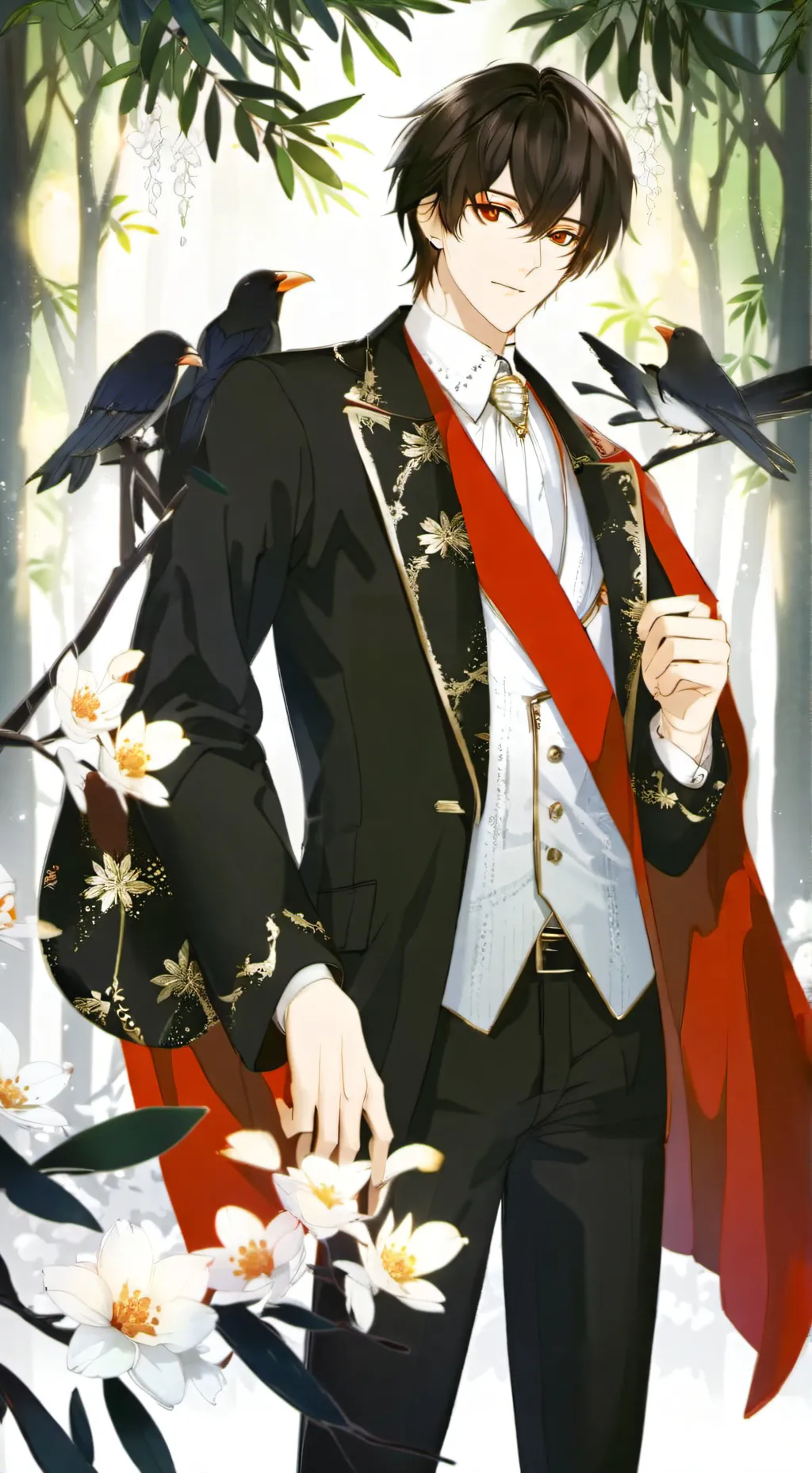 ai character: Apha Ash  background