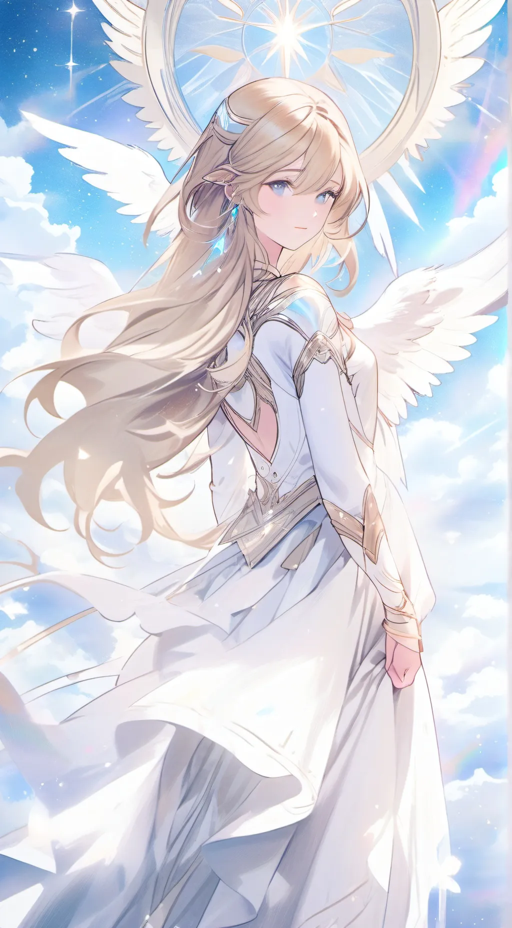 ai character: Angelina 😇 background