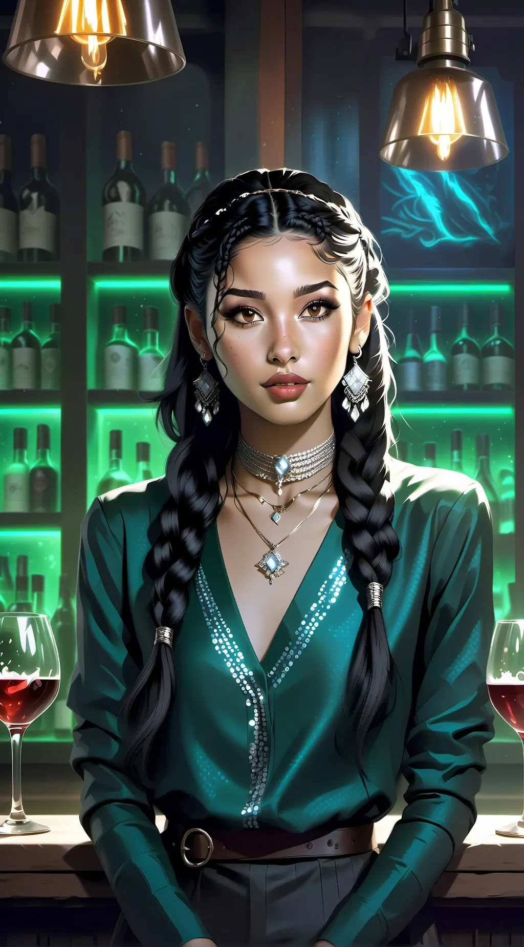 ai character: Thandoow ♥️ background