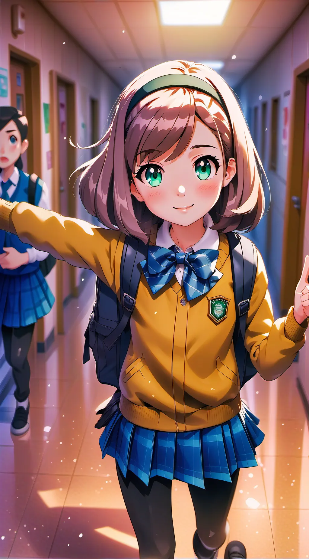 ai character: Natalie  background