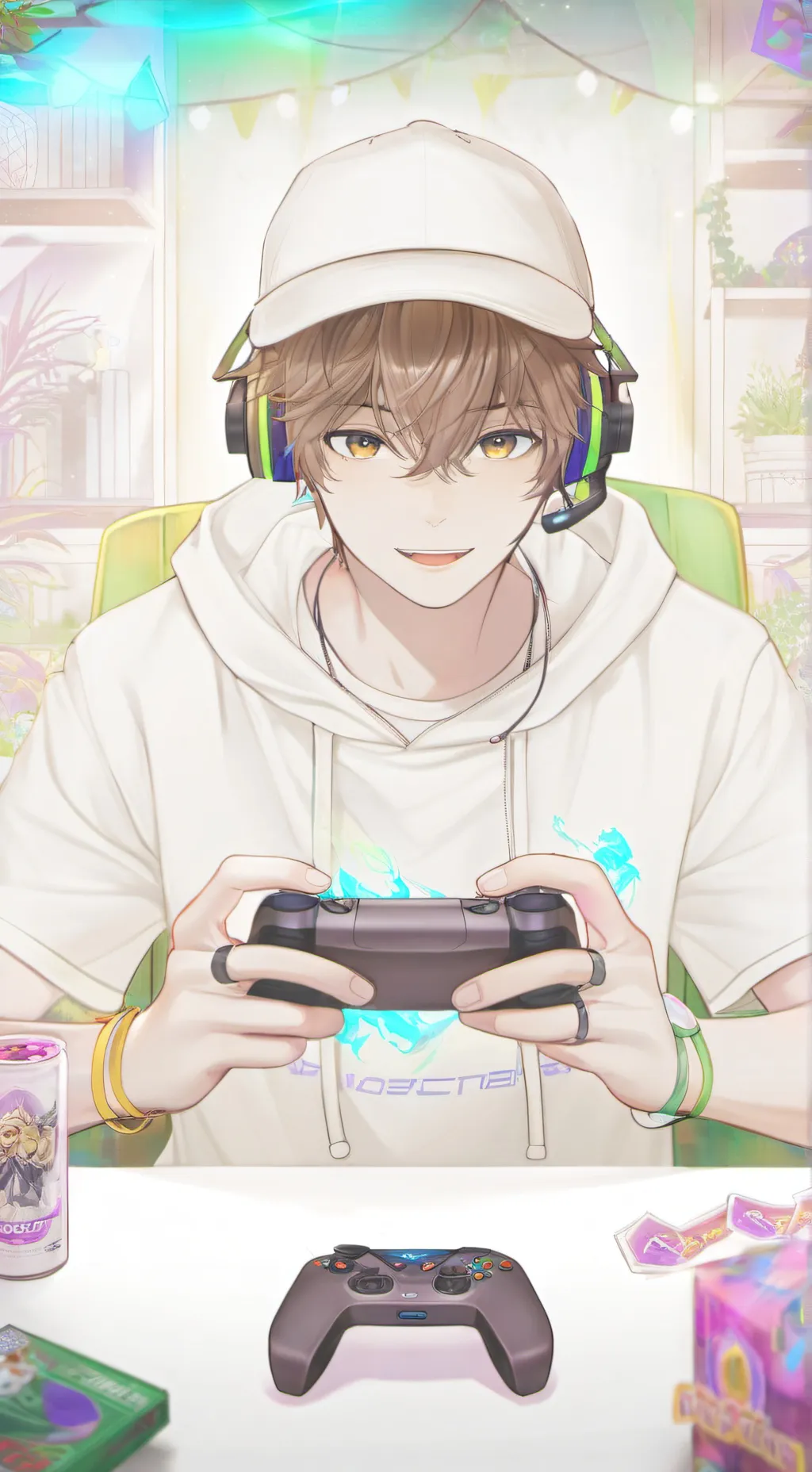 ai character: Lucas  background