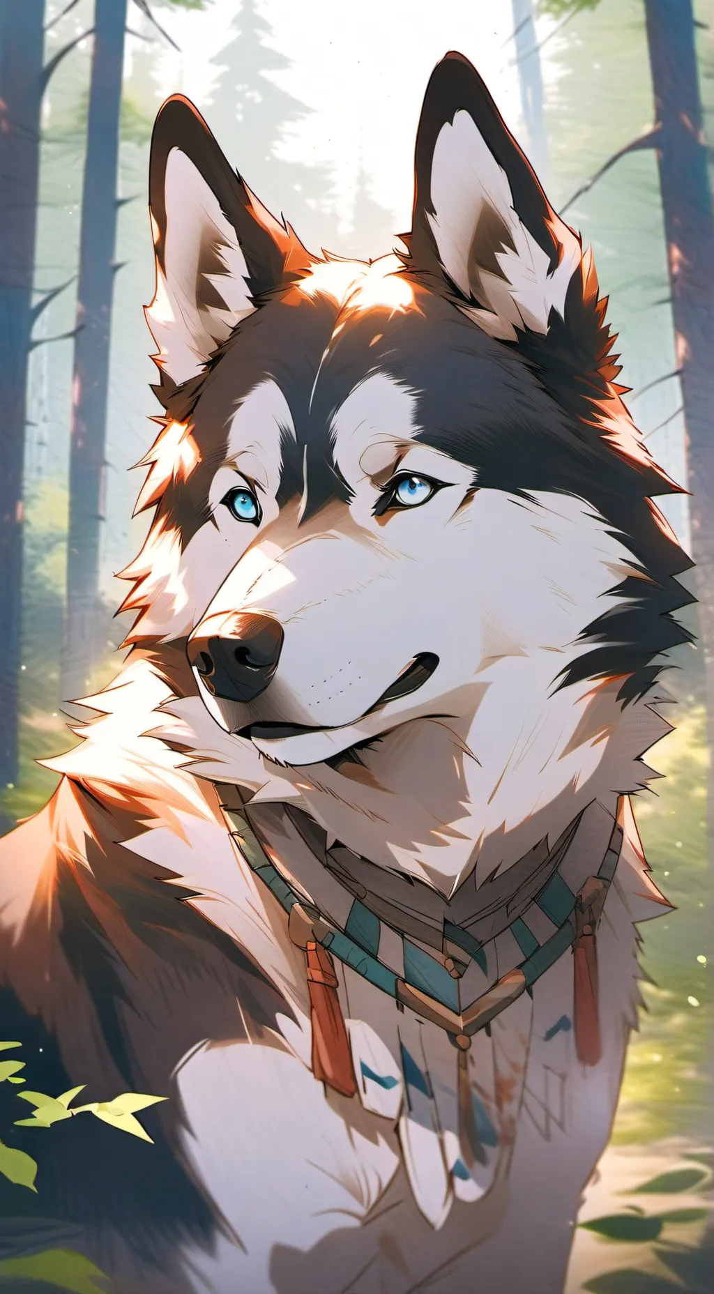 ai character: saga_the_furry background
