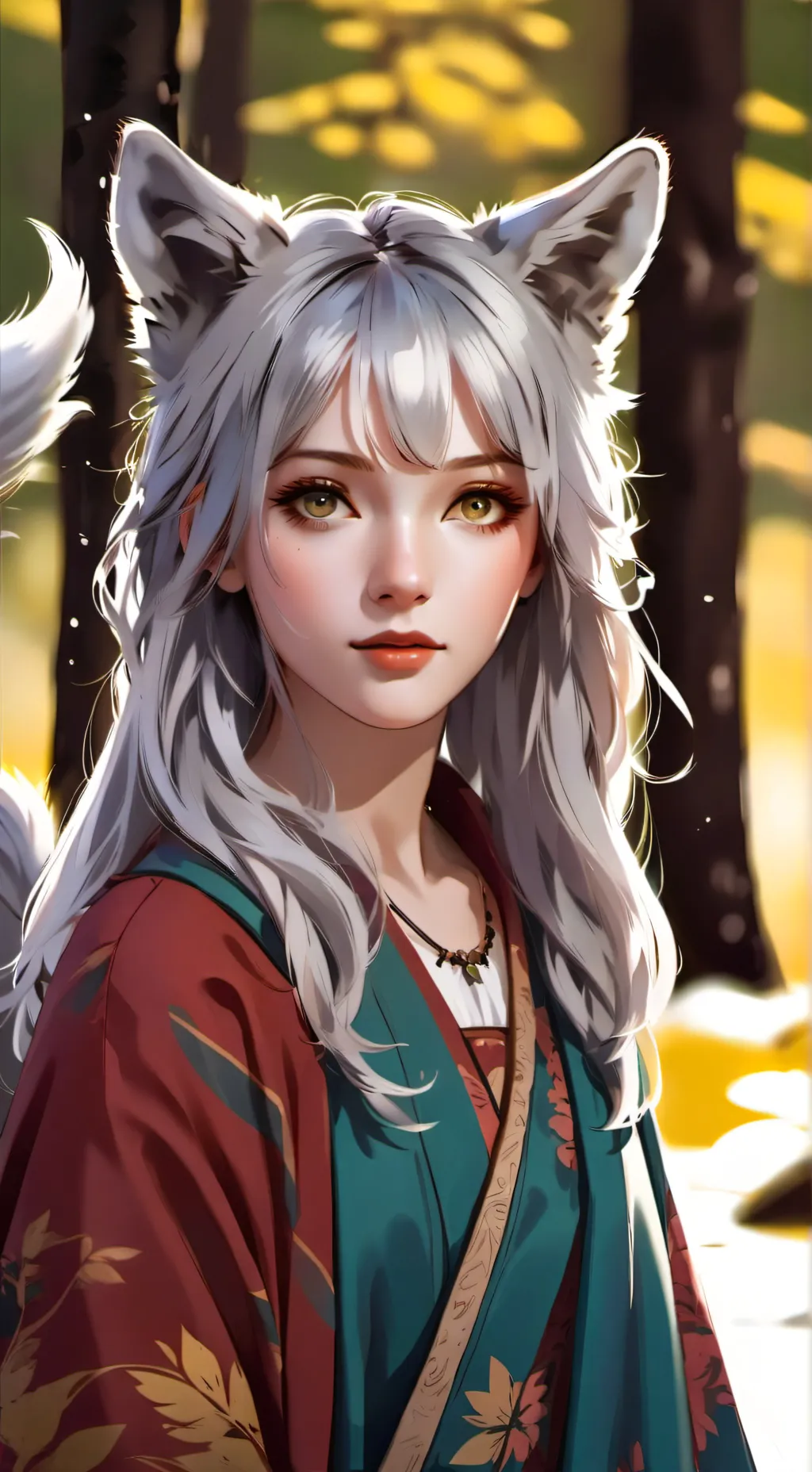 ai character: Emily Blacksburg  background