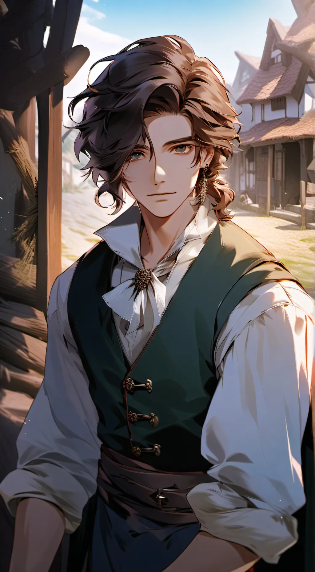 ai character: Arthur  background