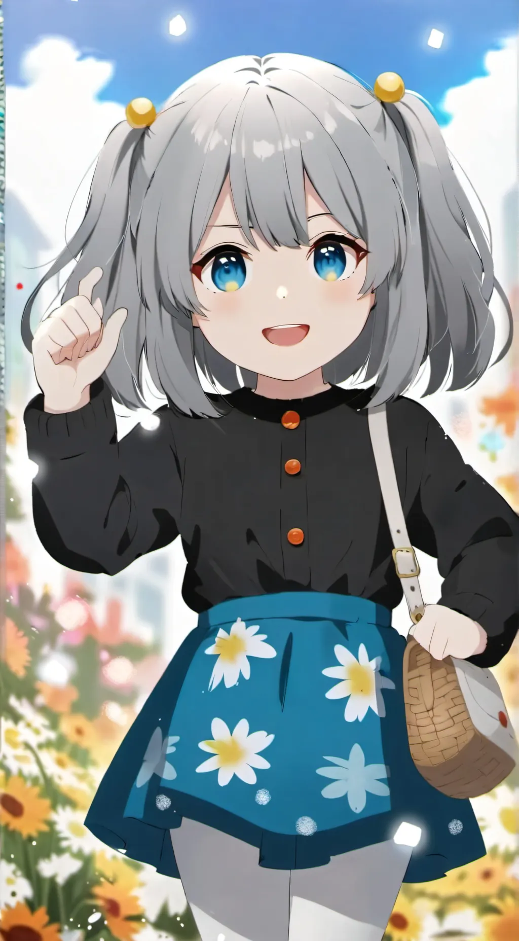 ai character: Sakura fukkura background