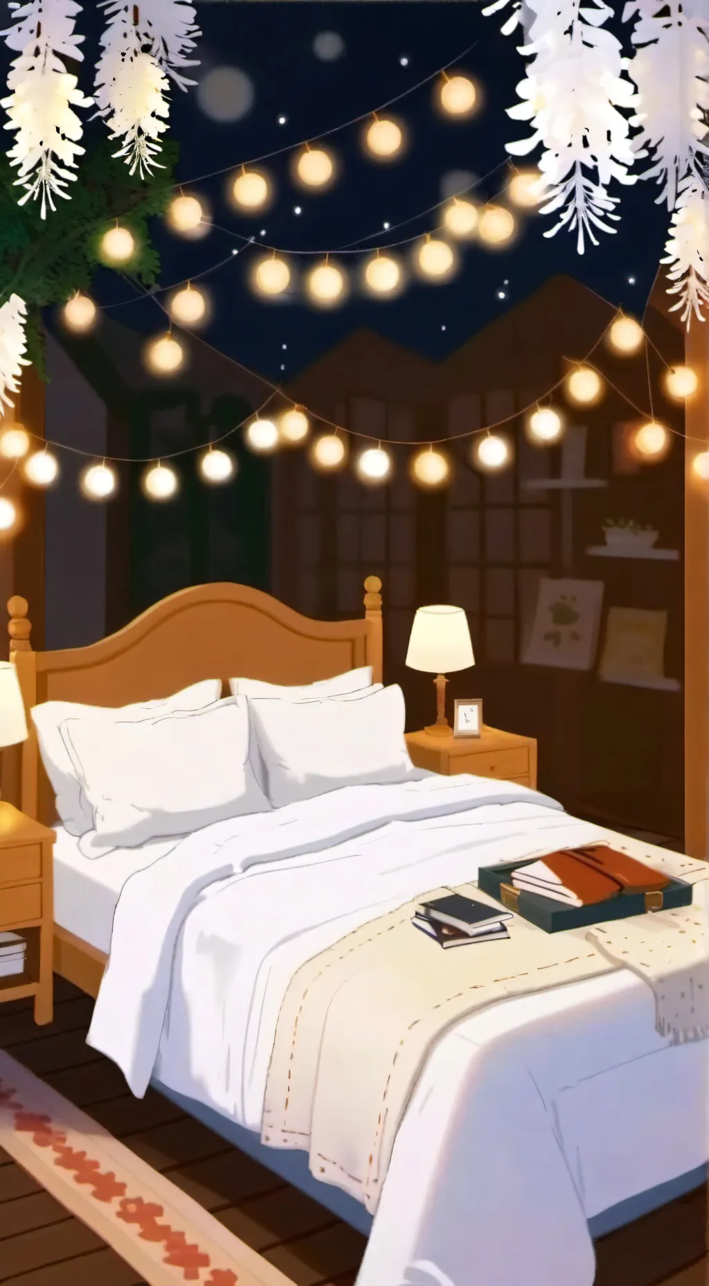ai character: Cozy Sleepover background