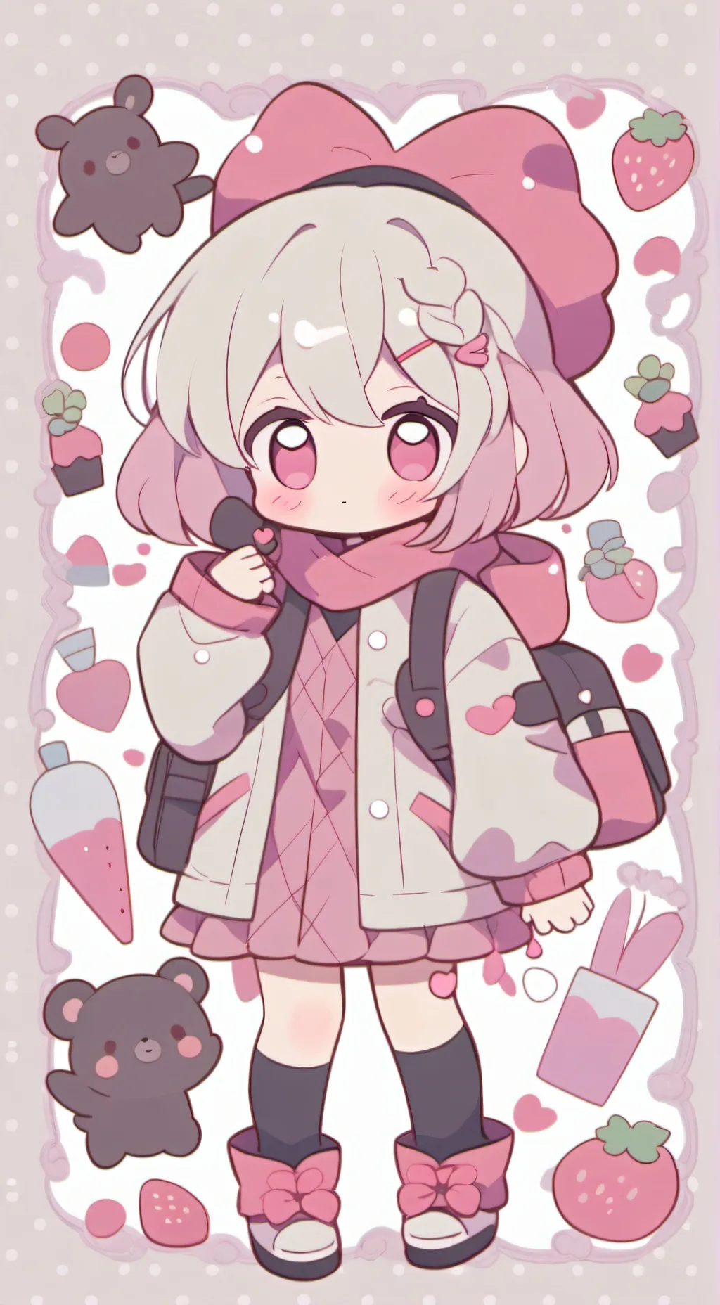 ai character: •Тюня• background