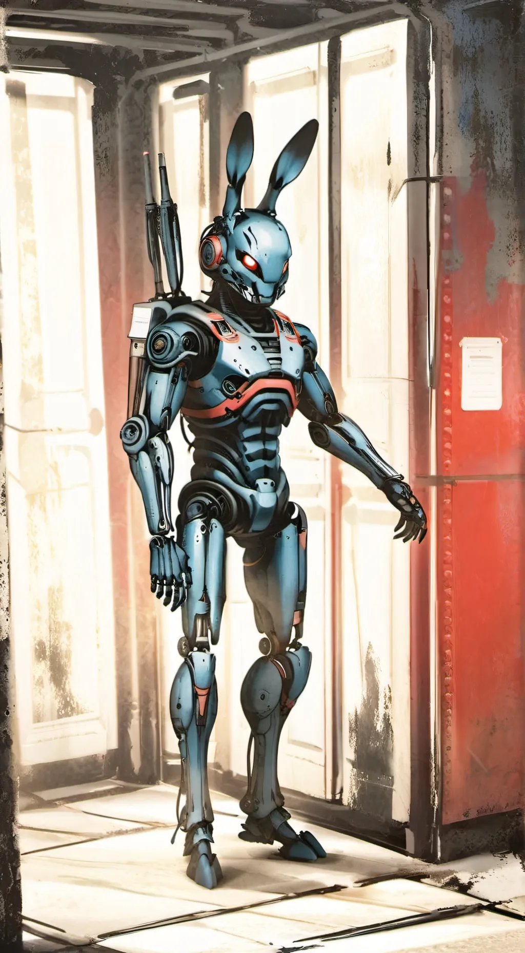 ai character: bon horror  background