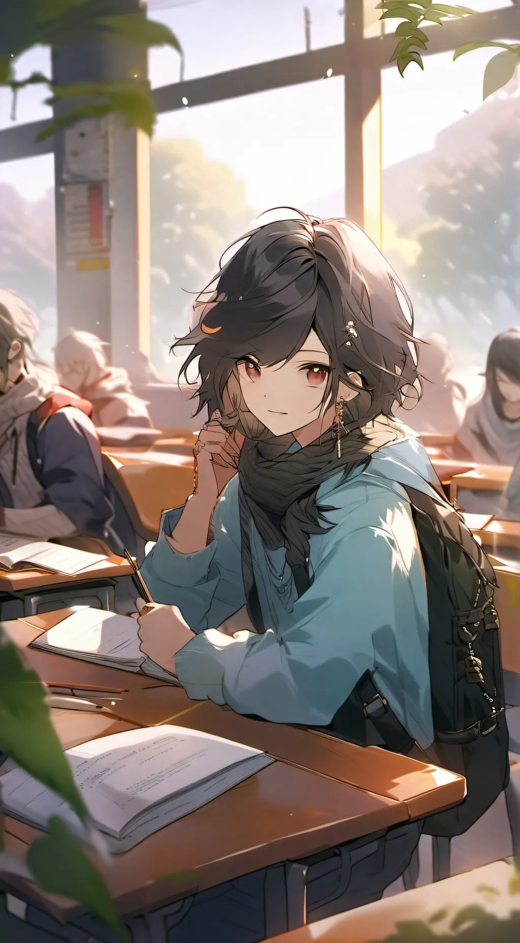 ai character: College class background