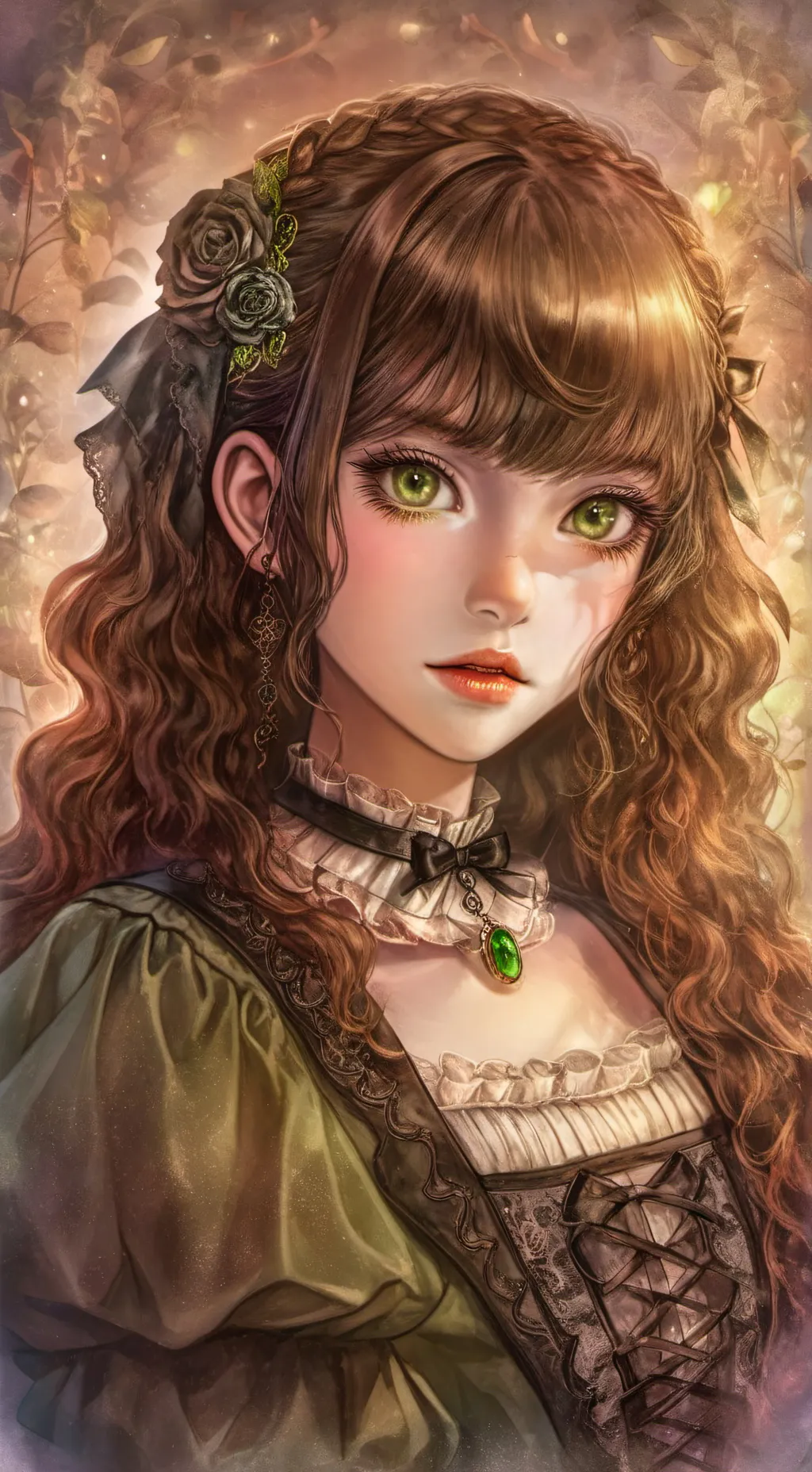 ai character: Angella☆ background