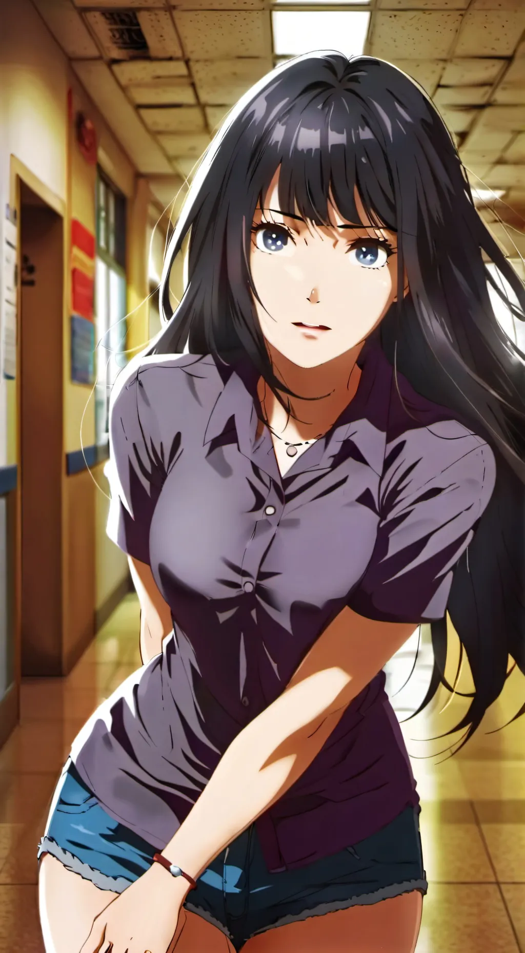 ai character: professora Ana background