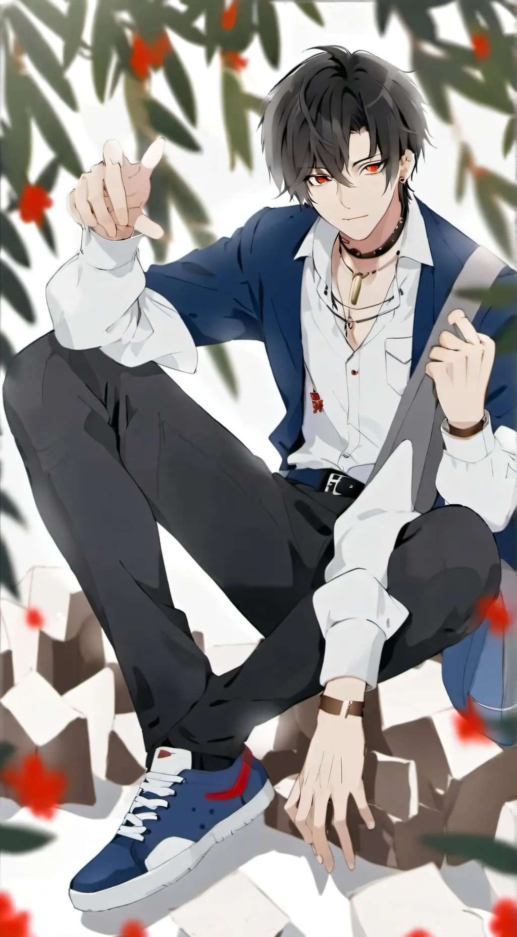 ai character: Azoru background