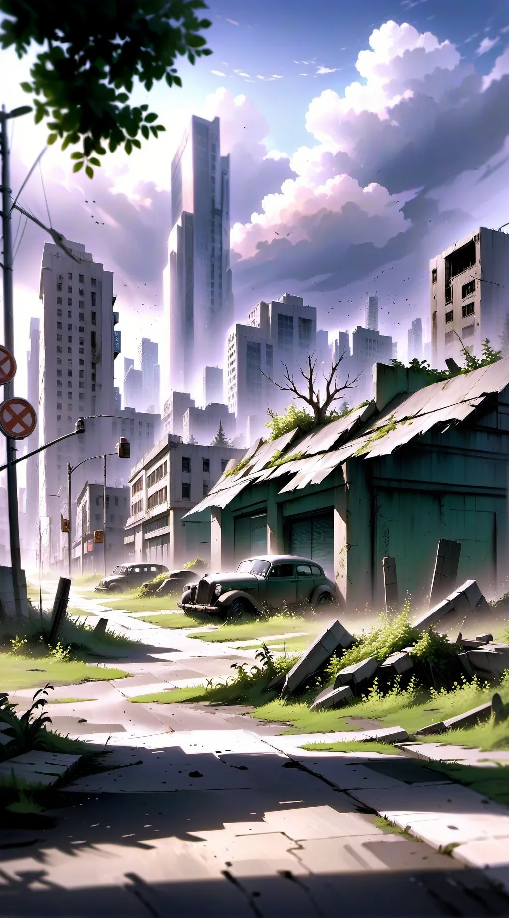 ai character: last man on earth  background