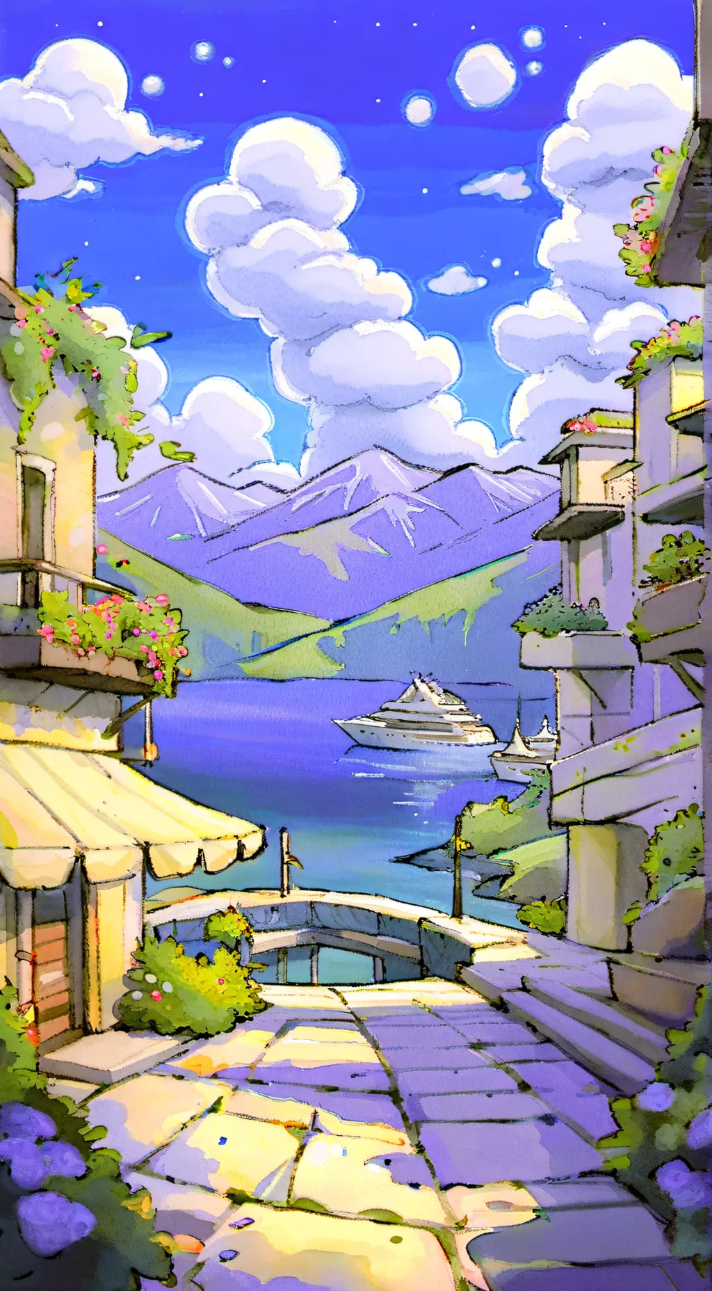 ai character: PRAIA 🌴! background