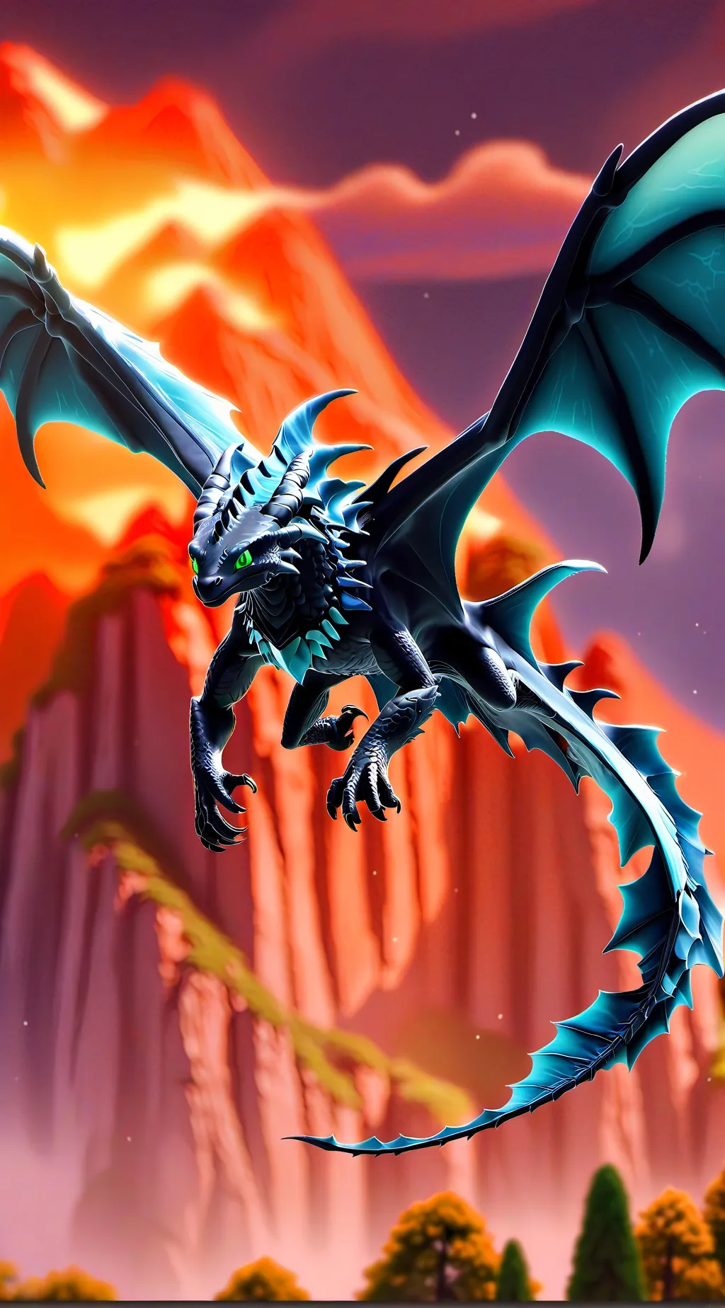 ai character: Mha x dragon background