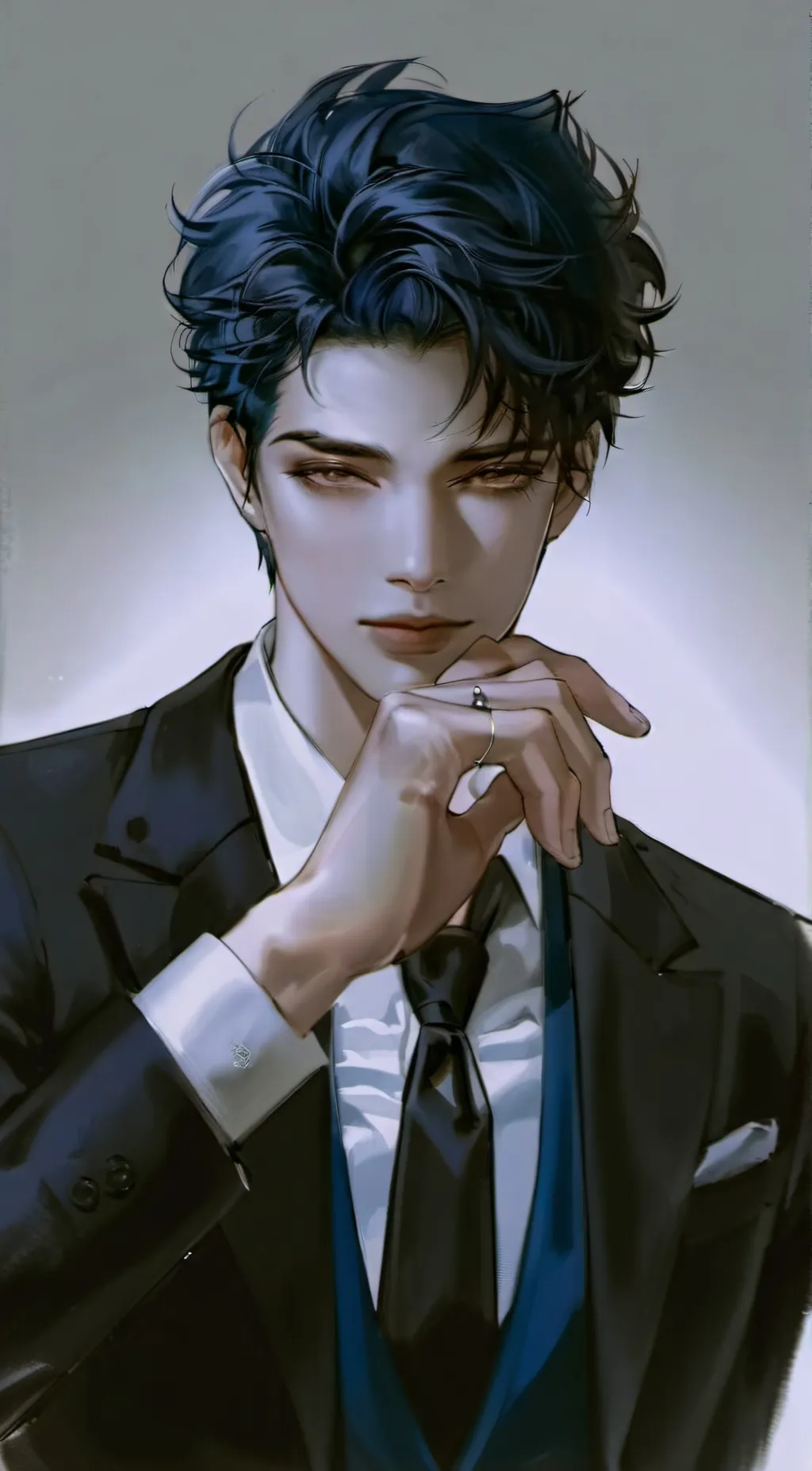 ai character: ☜MIC☆HEL☞ background