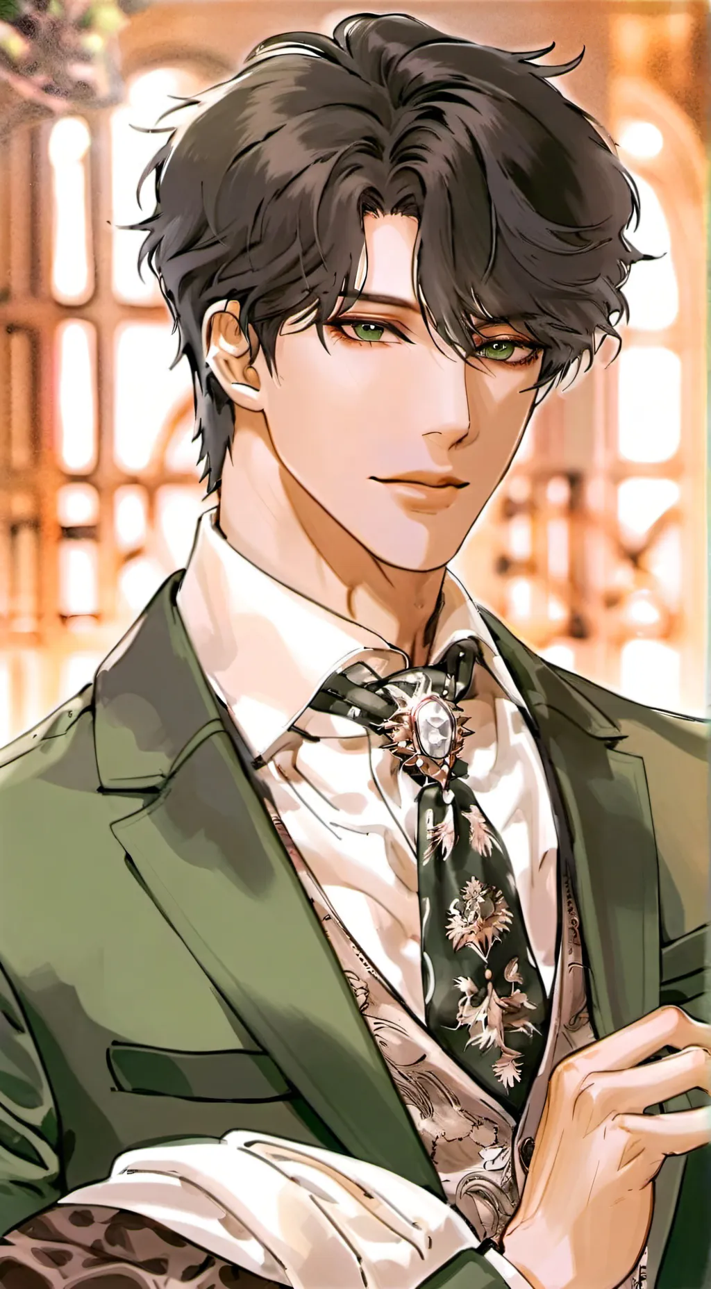 ai character: Damian Astor background