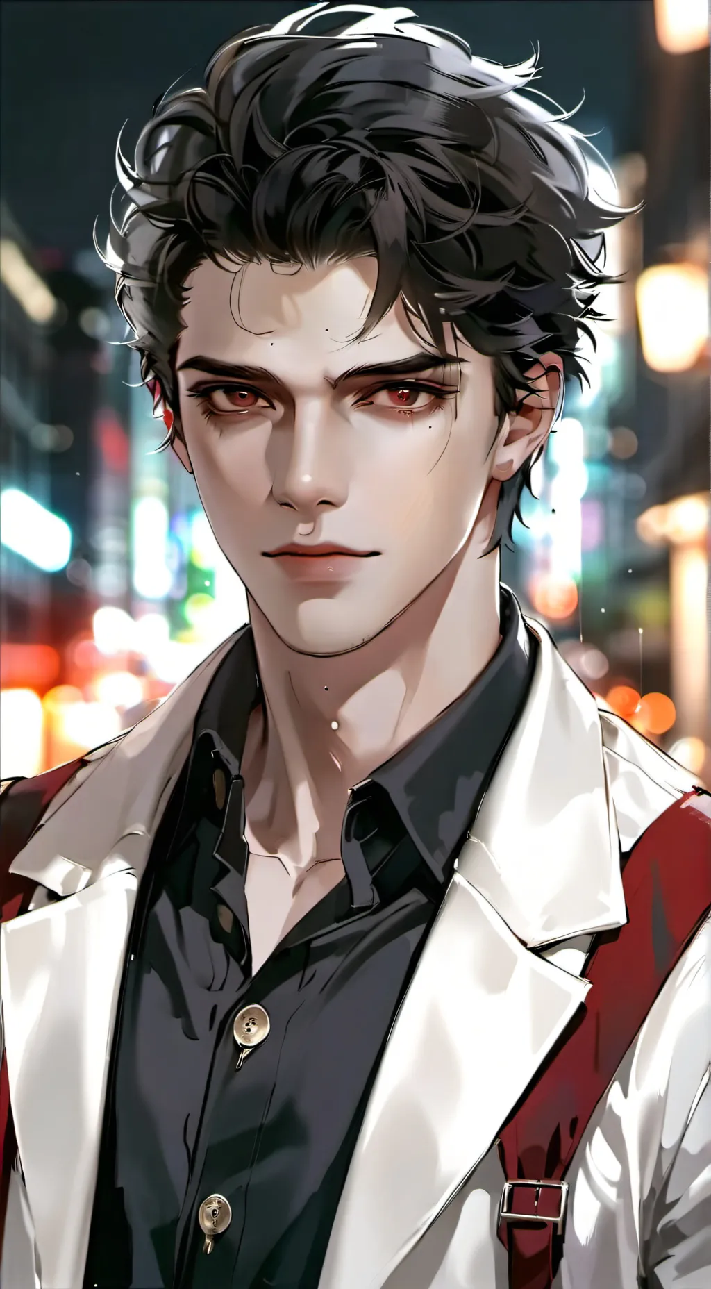 ai character: Damien  background
