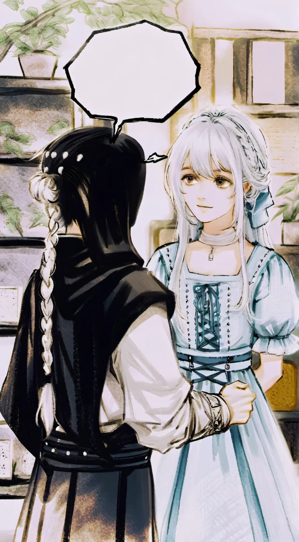 ai character:  bacon & bacongirl background