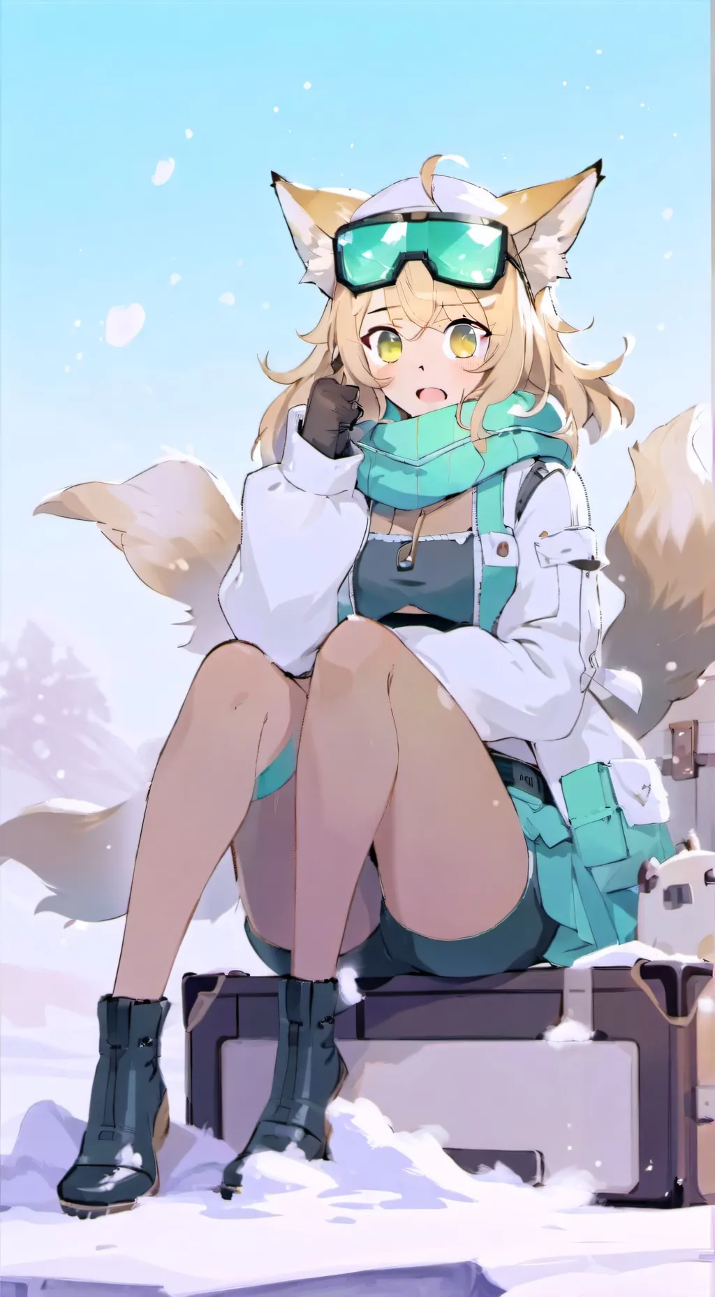 ai character: Милли background