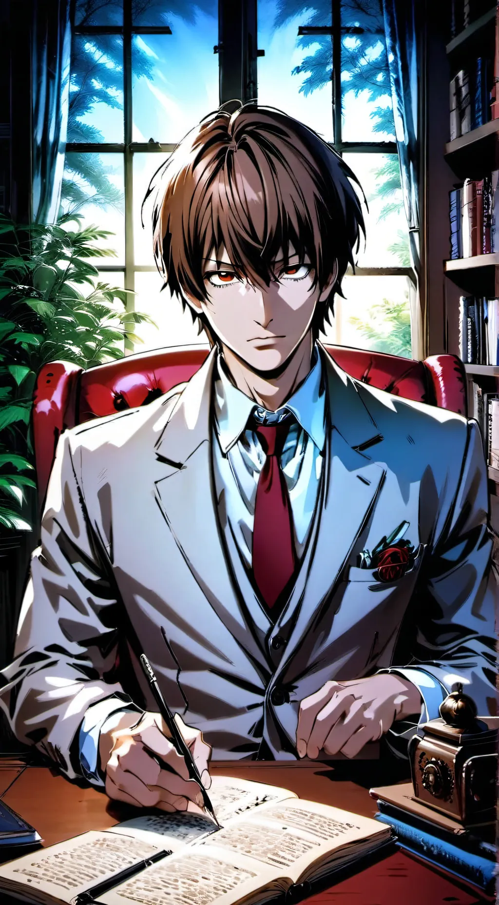 ai character: Light Yagami  background