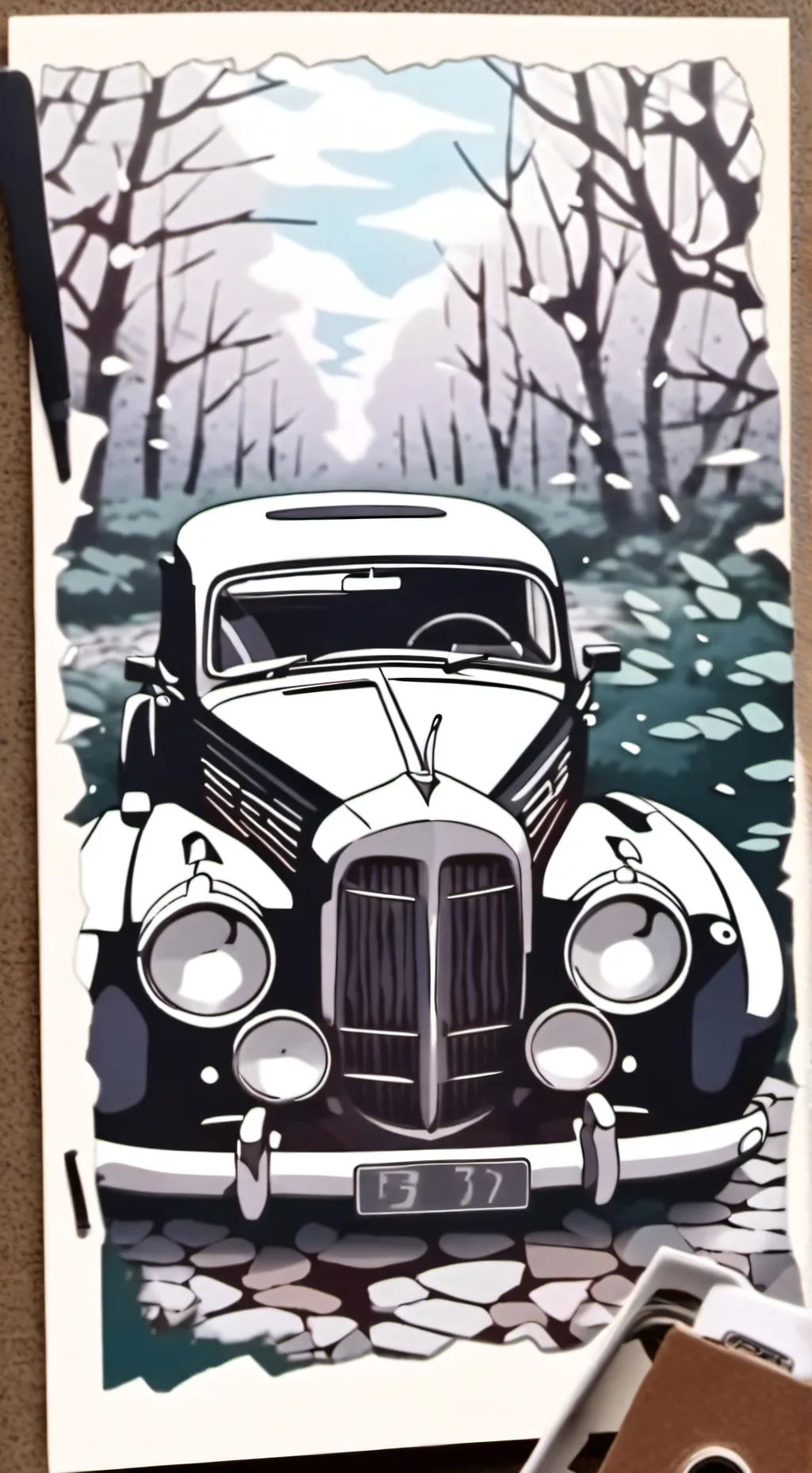 ai character: Car background