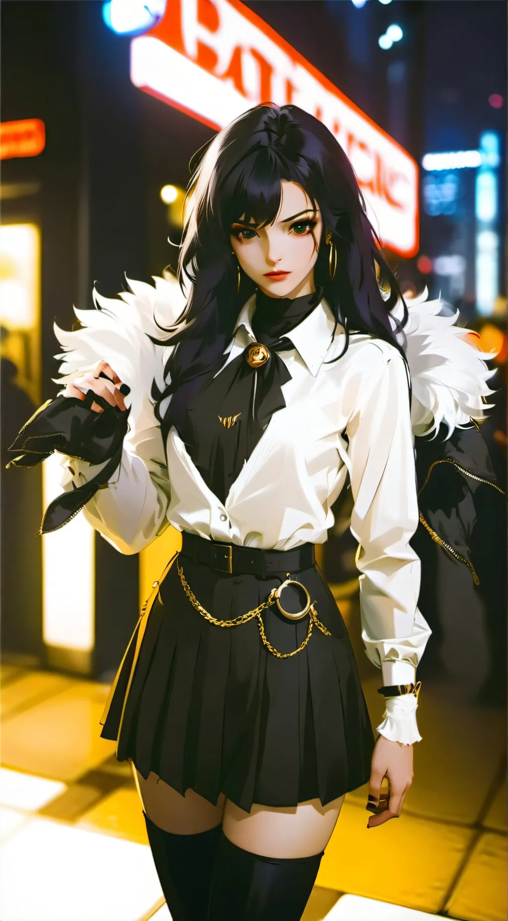 ai character: Luna background