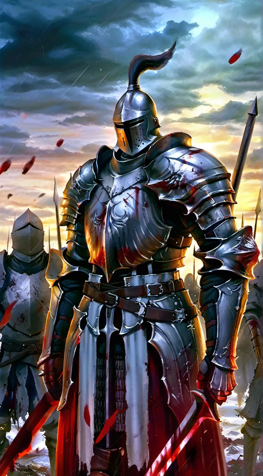 ai character: Knight. background