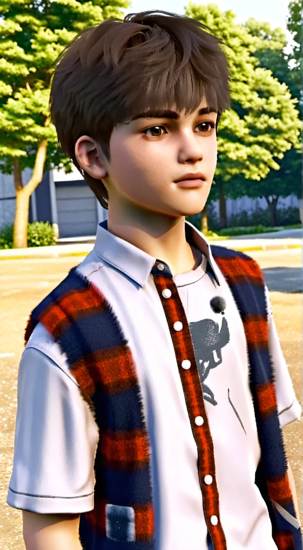 ai character: Will Byers  background