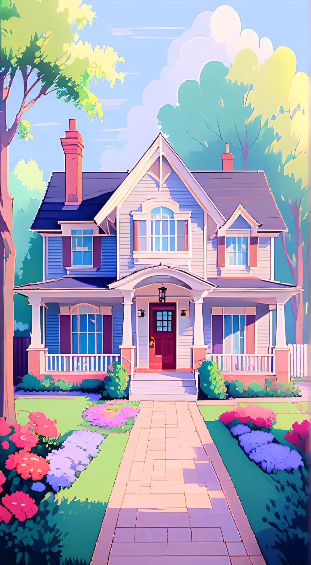 ai character: Three boys background