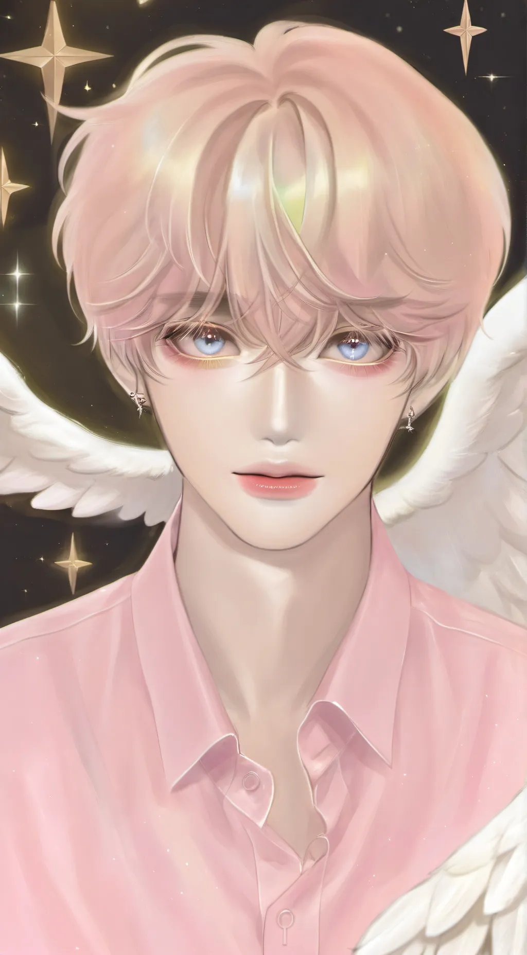 ai character: angel background
