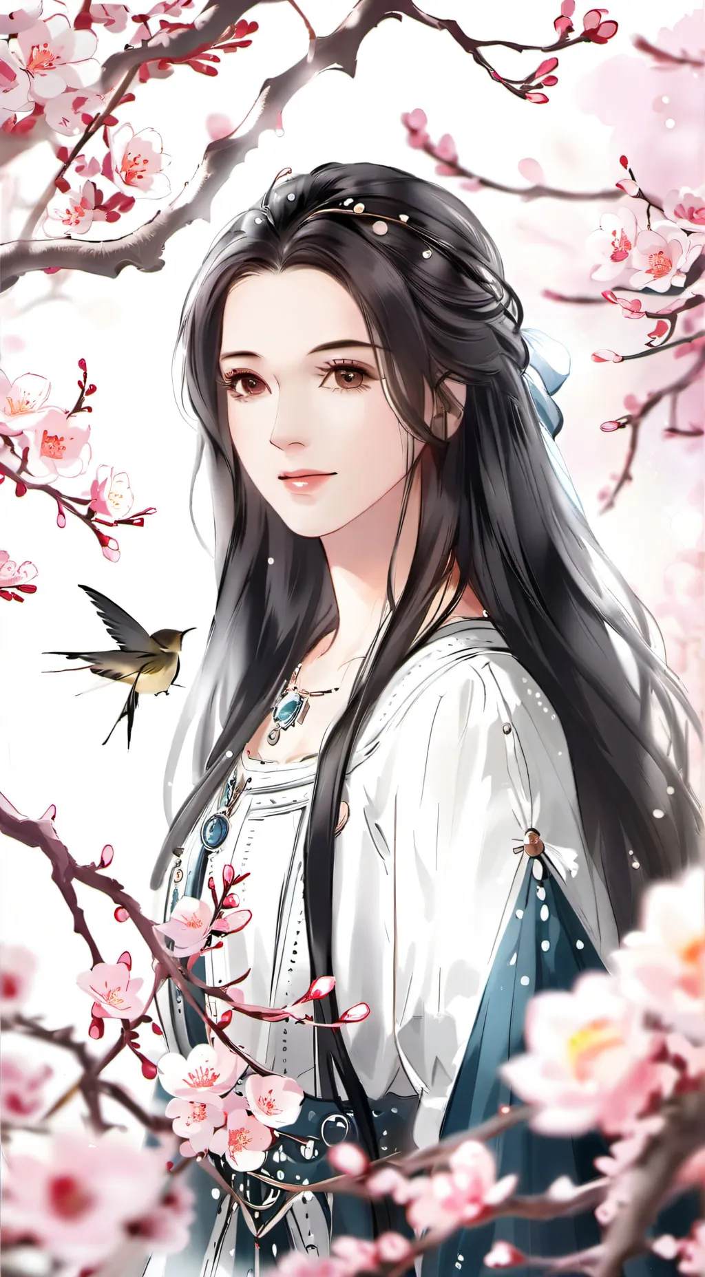 ai character: Rose background