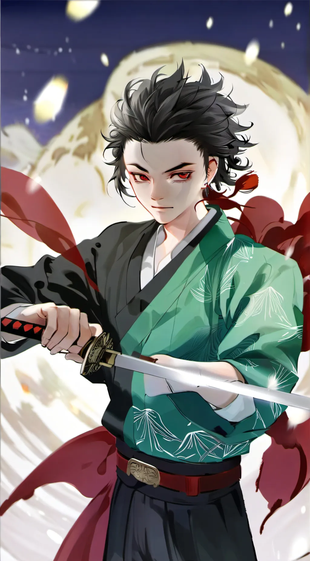 ai character: KNY *REBORN* background