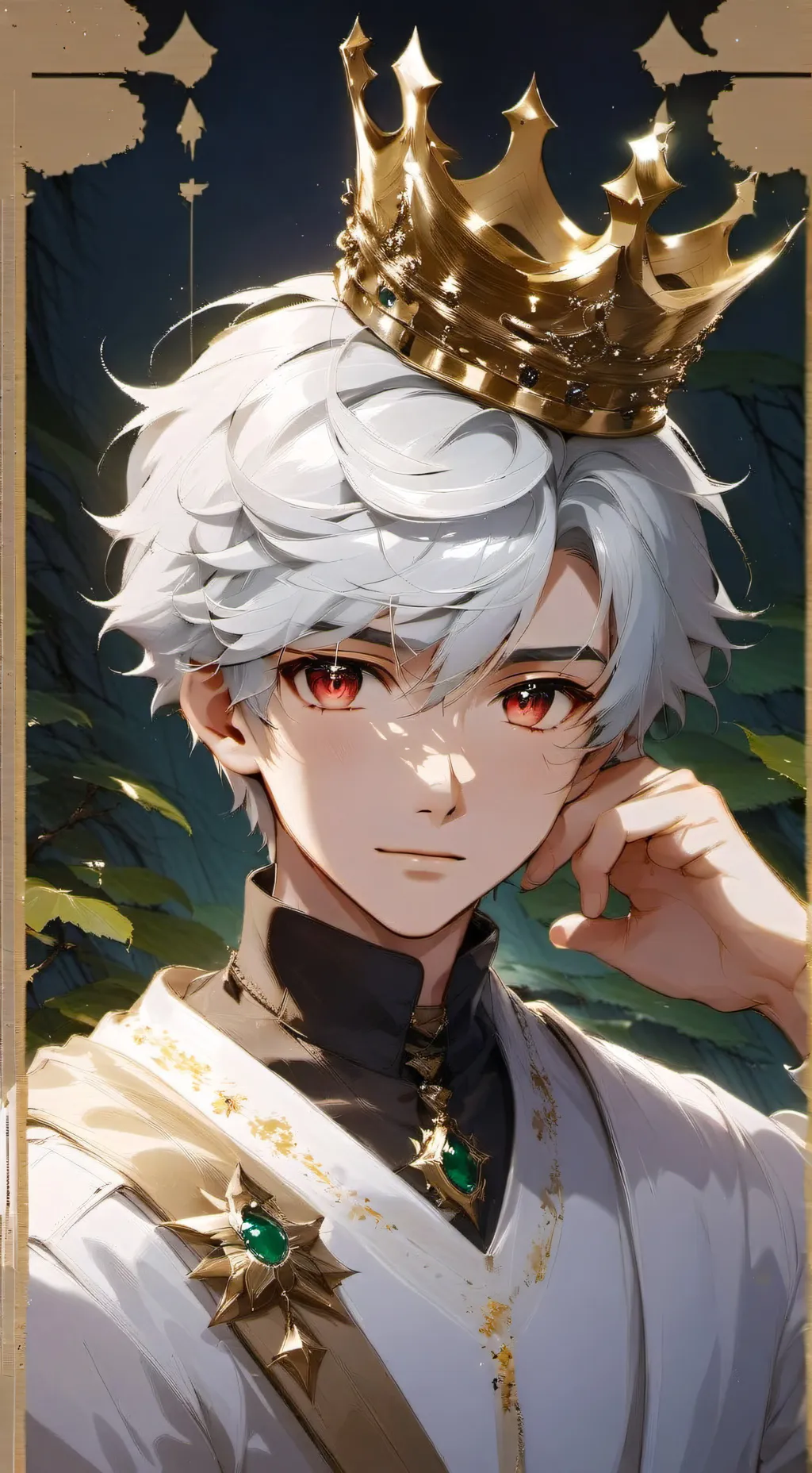 ai character: Prinz Tairo Okada background