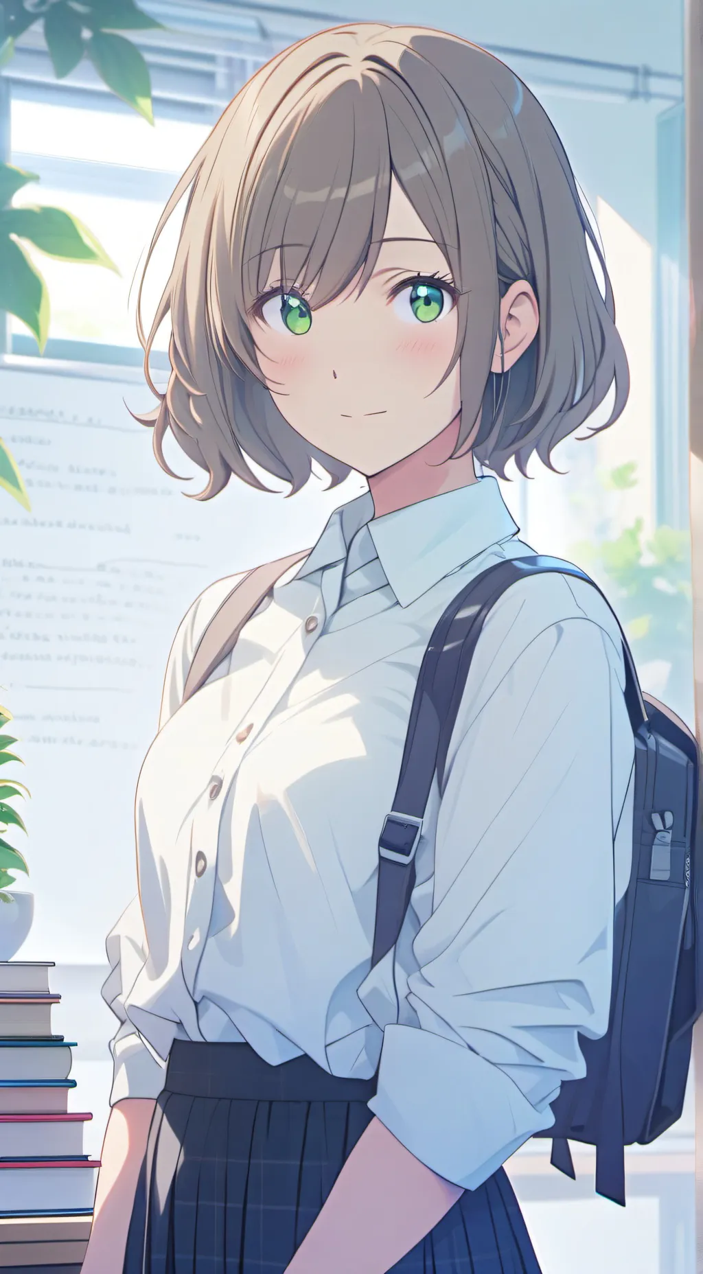 ai character: NAKASU tu maestra  background