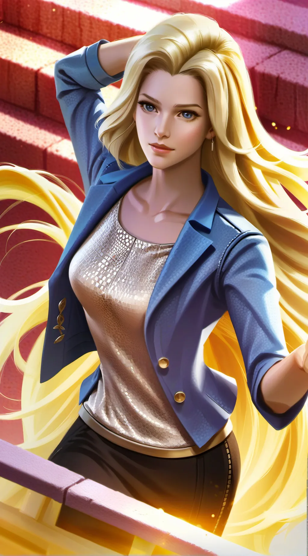 ai character: directora  background