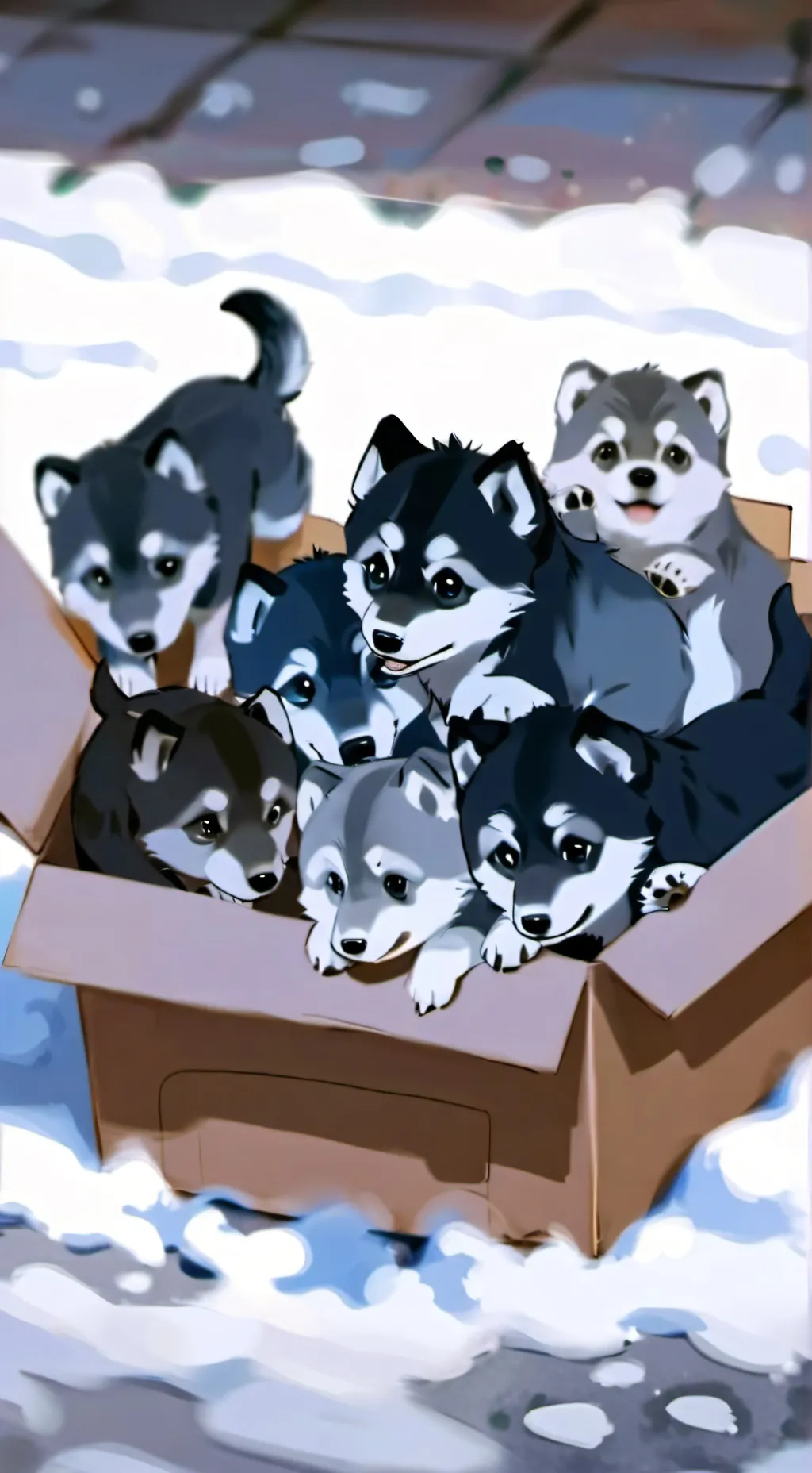 ai character: cachorros  background