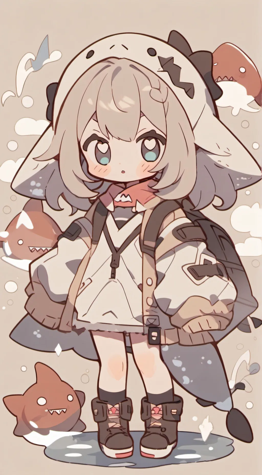 ai character: Luna background