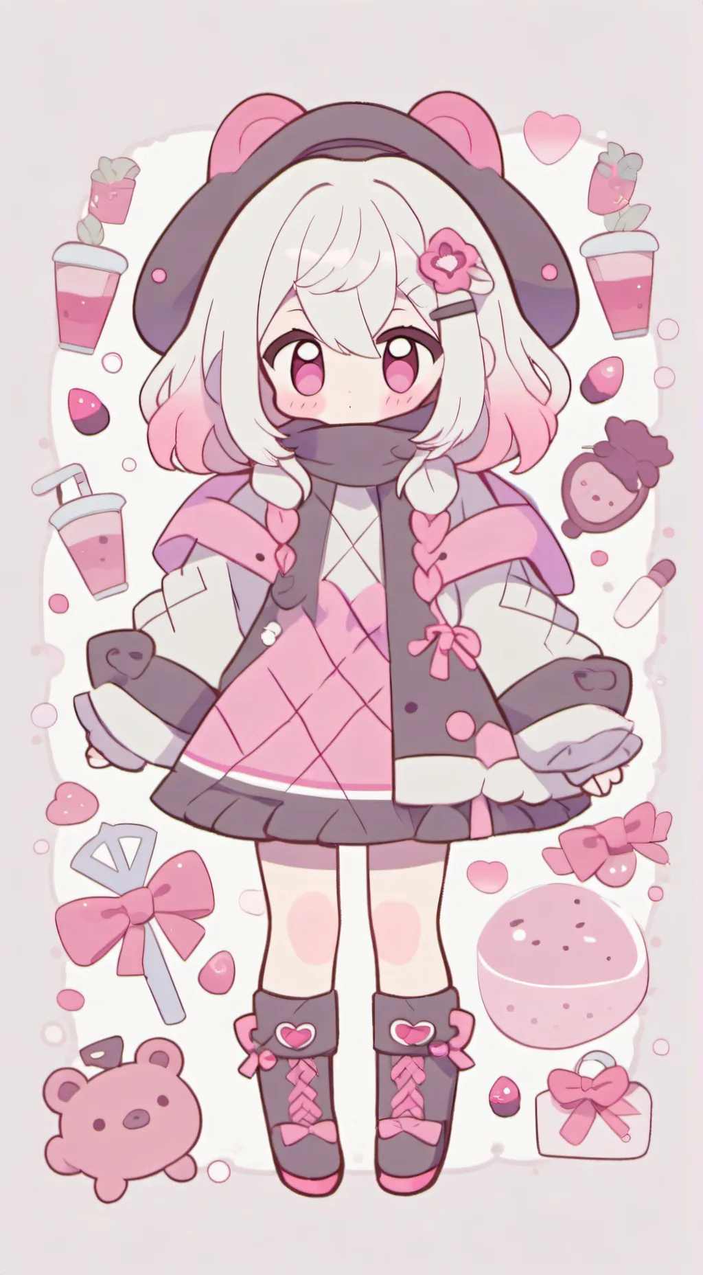 ai character: Brusha! But insane background