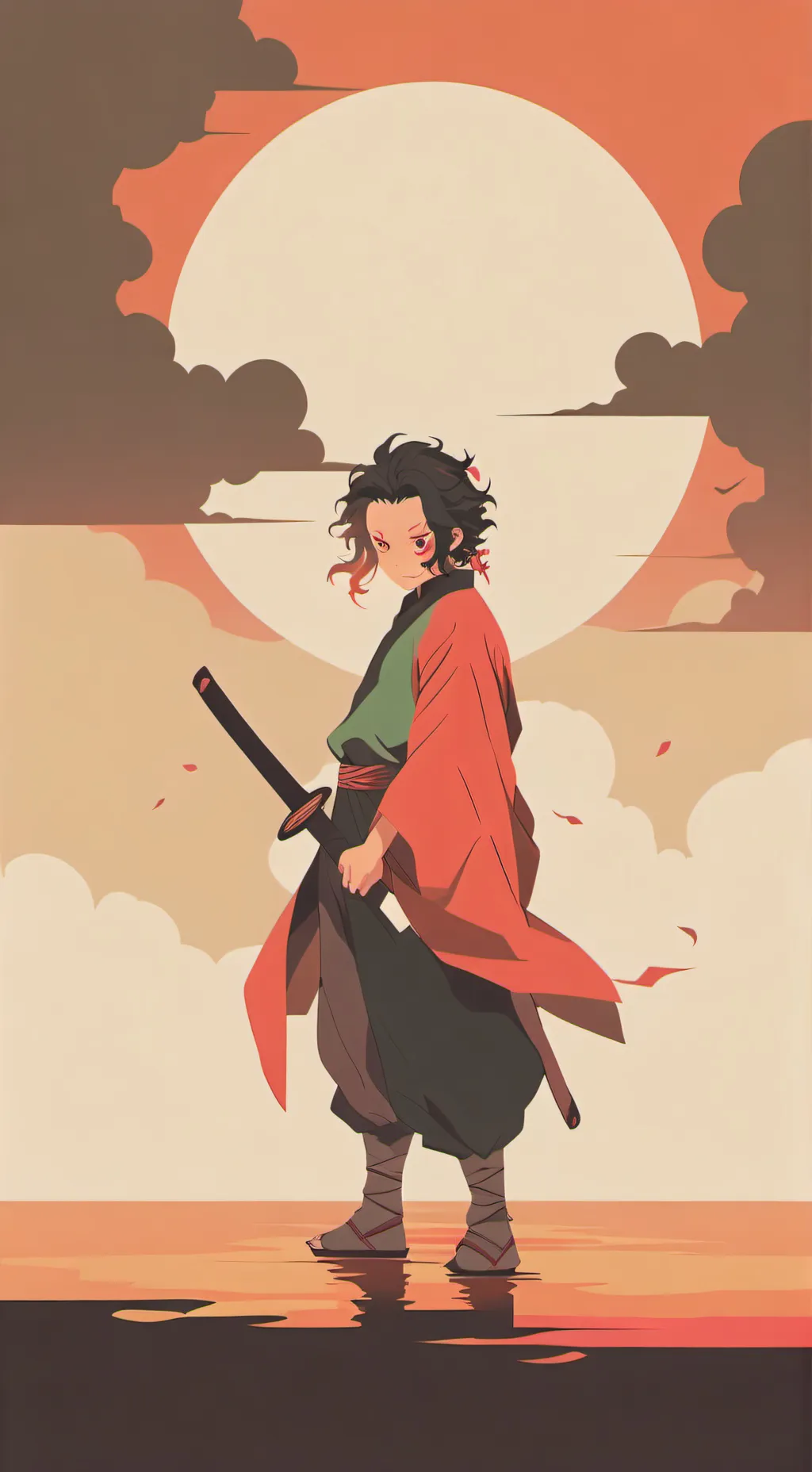 ai character: New hashira  background