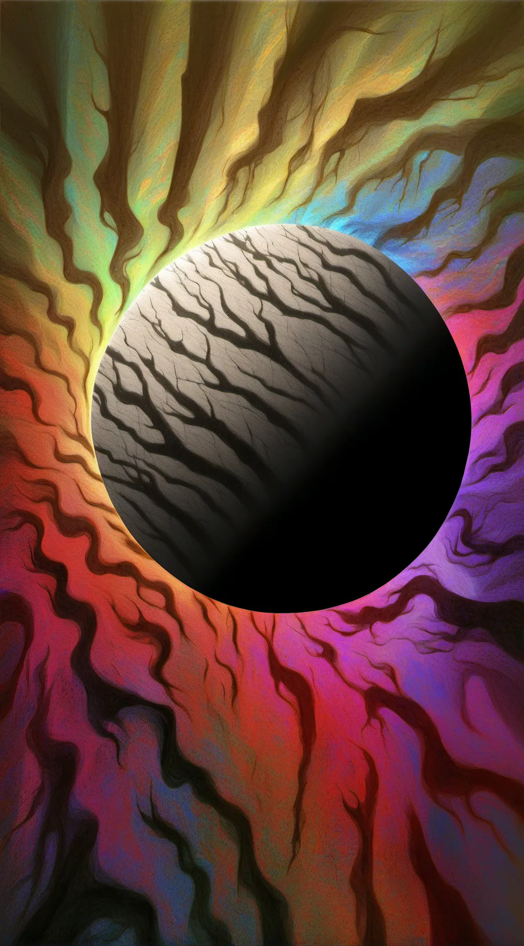 ai character: girl background