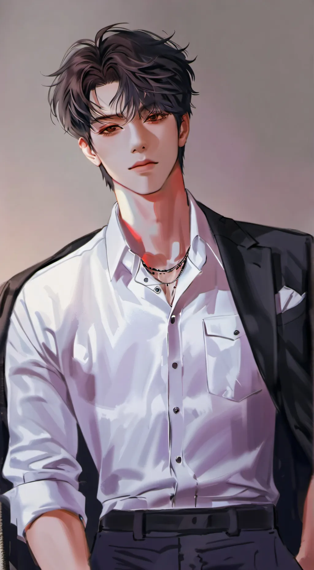 ai character: Yuri James  background