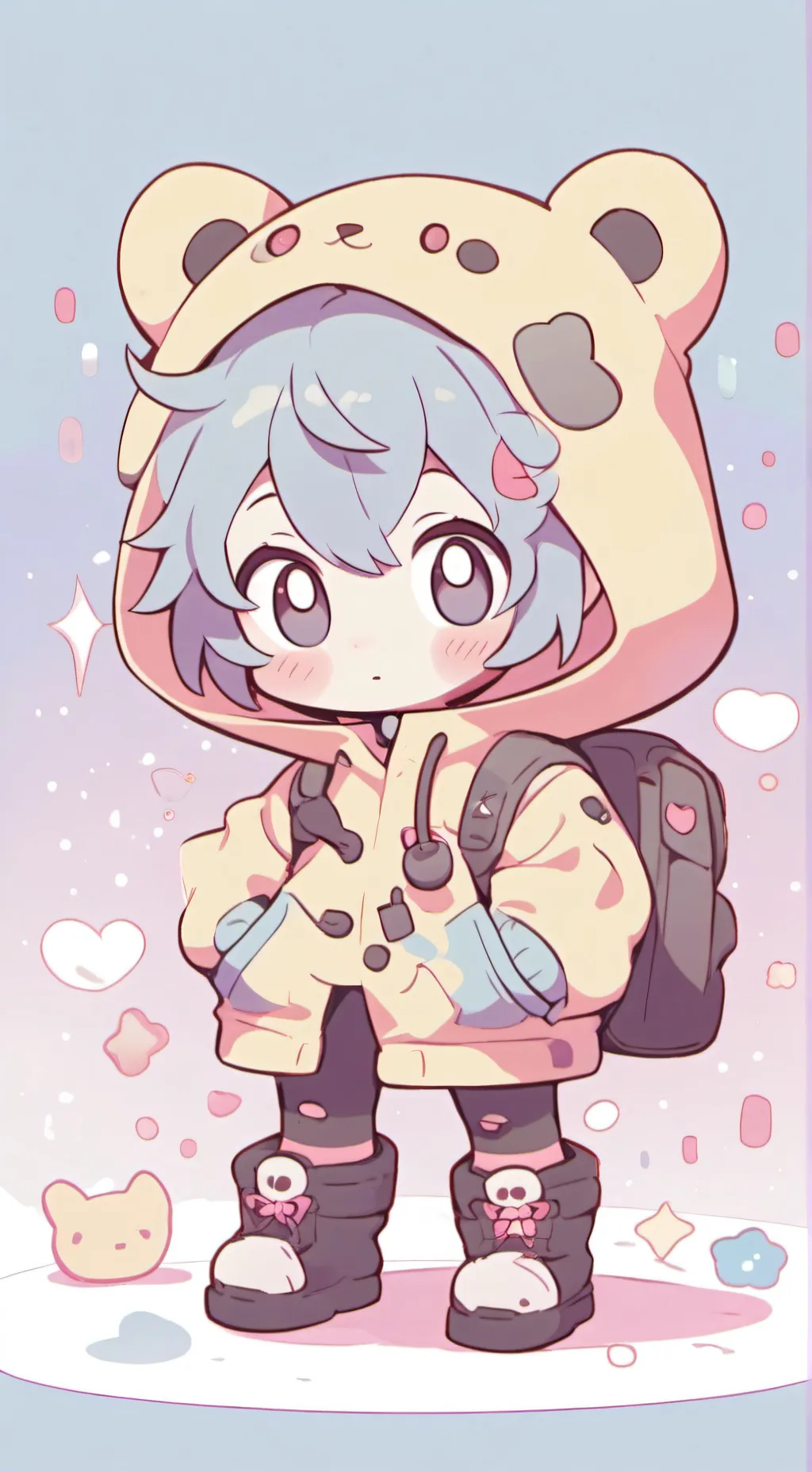 ai character: Angel  background