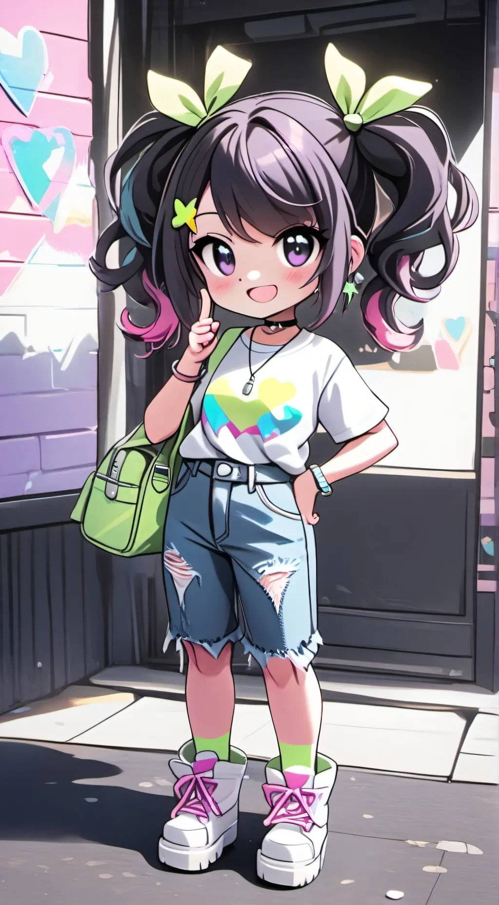 ai character: redcashier/me background