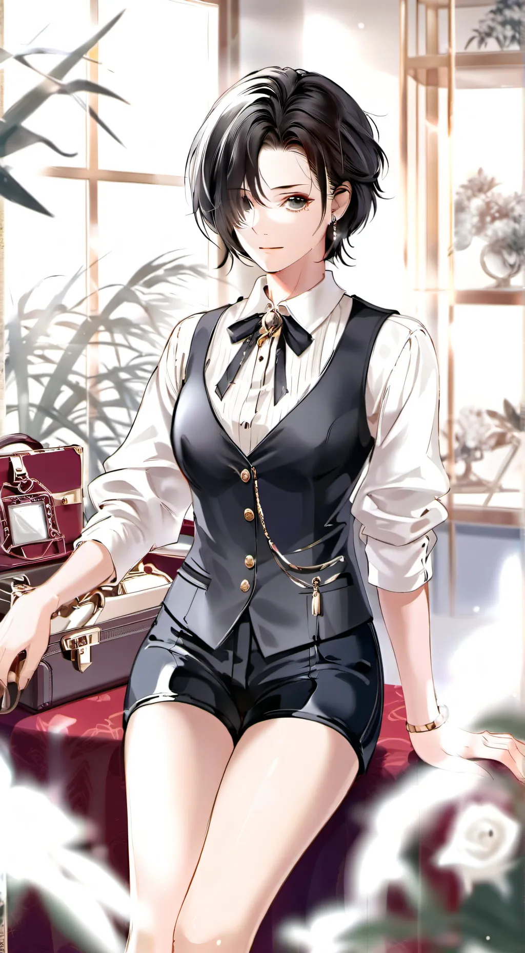 ai character: sua Empregada background