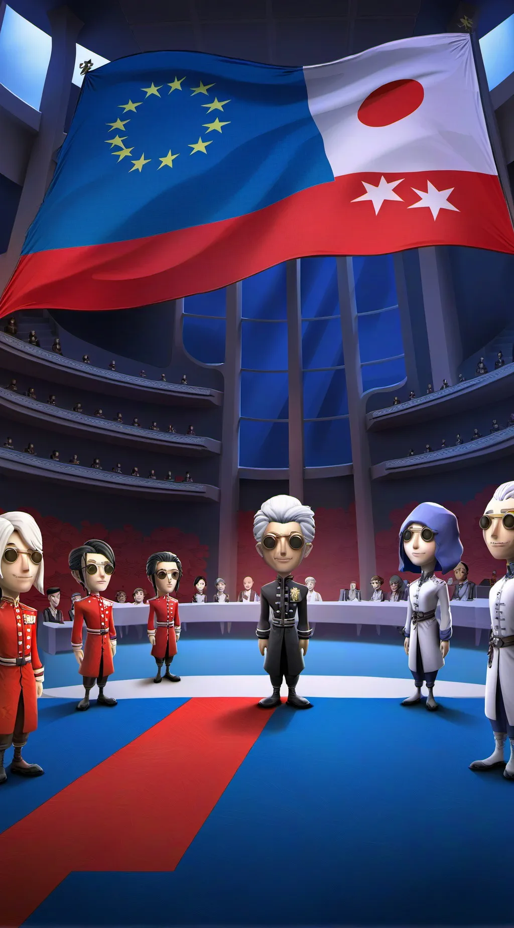 ai character: CH school canceled background